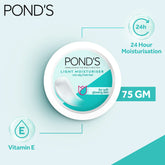 Ponds - Light Moisturizer with Vitamin E - Non-Oily & Fresh Glow - 100g